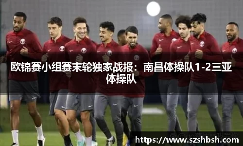 欧锦赛小组赛末轮独家战报：南昌体操队1-2三亚体操队